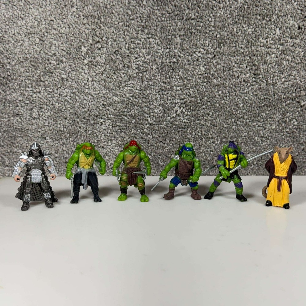 Playmates TMNT Action Figure Lot Multicolor‎ 2014 Movie Mini Figures